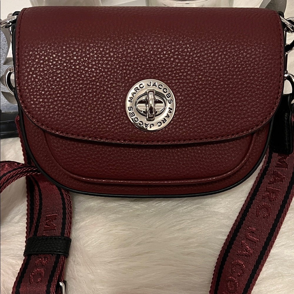 Marc Jacobs Burgundy Crossbody Bag